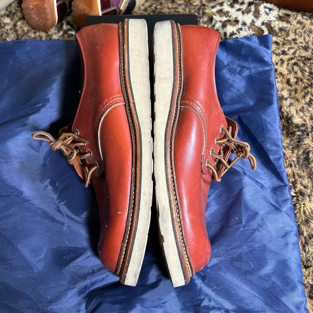 RED WING 8001 Work Oxford Round Toe Aurorasset Size 10.5 made in the USA - Picture 12 of 12